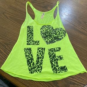 Cute Love racer back top
